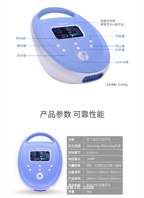 倍益康beoka 空氣波壓力治療儀 QLIPC-AIII