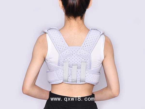 鎖骨肩胛骨固定帶 姿勢(shì)背部穿戴固定拉力支撐 鎖骨帶