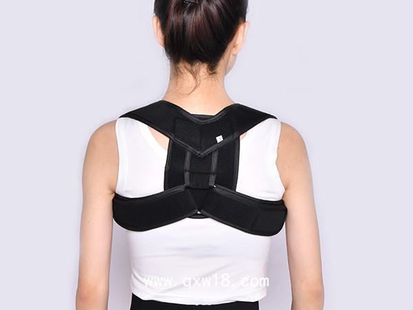 鎖骨肩胛骨固定帶 姿勢(shì)背部穿戴固定拉力支撐 鎖骨帶
