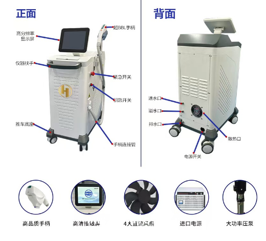 光子嫩膚儀器_DPL脫毛美容設(shè)備_美白嫩膚醫(yī)療診所用