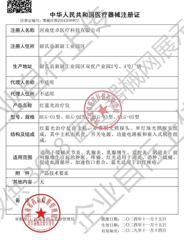 紅藍(lán)光治療儀/光譜治療儀