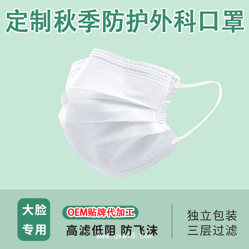 醫(yī)用外科口罩非獨(dú)立醫(yī)療級(jí)成人三層100只醫(yī)護(hù)專用一次性外科防護(hù)