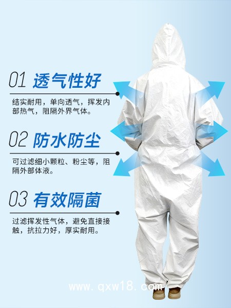 醫(yī)用一次性防護(hù)服 連身式 隔離衣