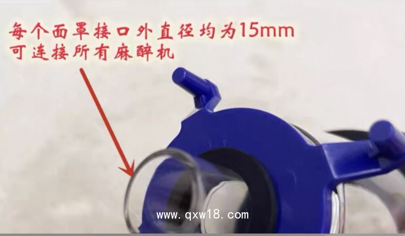 動物麻醉吸氧面罩