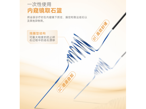 一次性使用內(nèi)窺鏡取石籃