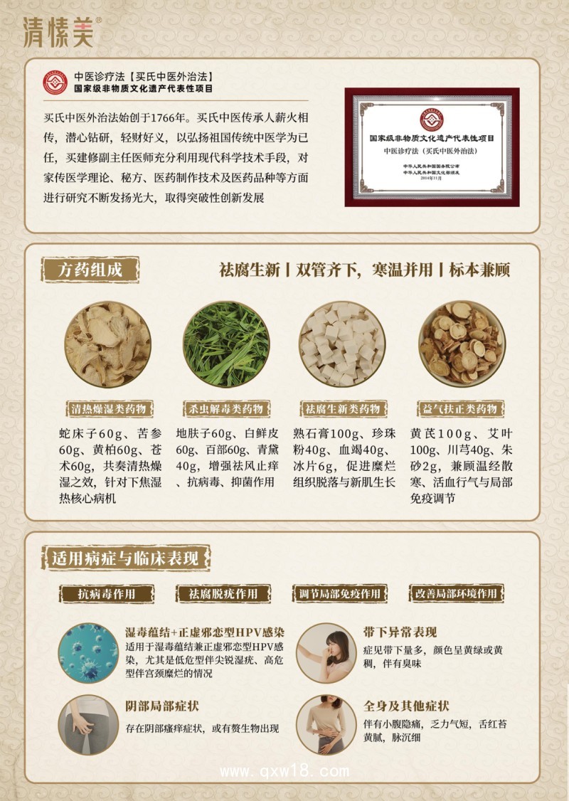 中醫婦用抑菌粉（婦用抗菌粉）